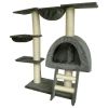 Cat Tree 41" Gray Plush