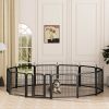Dog Playpen Outdoor, 12 Panel Dog Fence 24" Pet Pen for Small Dogs Pet Exercise Pen for Puppy/Rabbit/Small Animals Portable Playpen for RV Camping Gar