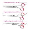 Household Pet Hair Cutter Scissors; Stainless Steel Professional Pet Grooming Tools; Pet Hair Cut