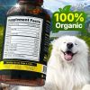 Hemp and Salmon Oil for Dogs Skin and Coat Health with 3 6 9 Omega Hemp Oil for Dogs Cats Rich in Vitamins B and E Dog Fish Oil and Hemp for Dogs