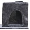 Cat Play Tree 48 inch Gray Plush