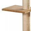 Cat Tree 41" Beige Plush