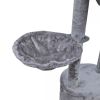 Cat Tree Scratching Post 87" - 94" 1 Condo Gray