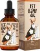 Hemp Oil for Dogs Cats Joint Supplement Skin Health Anxiety Calm Pain Omega 3 6 9 and Vitamins B C E