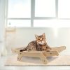 5 Changeable Forms Cardboard Cat Scratcher Double-Sided Cat Scratching Pad With Solid Wood Structure Indoor Reversible Cat Scratcher Lounge