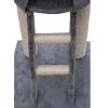 Cat Tree Deluxe 90" - 102" Gray Plush