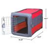Collapsible Cat Crate Small Kennel Portable House for Pet Pop Foldable Soft Cage