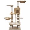 Cat Tree 48" Beige Plush
