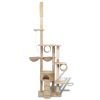 Cat Tree Scratching Post 87" - 94" 1 Condo Beige