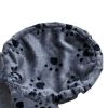 Cat Tree Cuddles XL 90" - 102" Gray with Paw Prints Plush