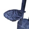 Cat Tree Scratching Post 87" - 94" 1 Condo Dark Blue