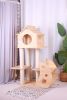 GalaxyCat Oasis - Premium Wooden Multi-Level Cat Climber with Space Capsule Cat Tower