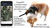 Mini GSM GPS Dog Tracking Systems with Alarm for Pet Wireless Security Size:M