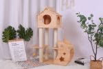 GalaxyCat Oasis - Premium Wooden Multi-Level Cat Climber with Space Capsule Cat Tower