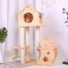 GalaxyCat Oasis - Premium Wooden Multi-Level Cat Climber with Space Capsule Cat Tower