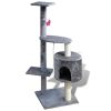 Cat Tree Scratching Post 45" 1 Condo Gray