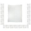 16Pcs Cat Deterrent Mats For Indoor Outdoor Use Keep Cats Dogs Away Pets 16.53x13.18in Deterrent Training Mats with 0.78in Spikes 22x1FT Area