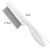 18CM Cat And Dog Supplies Flea Comb Stainless Steel Insect Removal Combs Fur Removal
