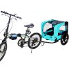Light Green Foldable Pet Carriers/Bicycle Trailer Pet Dog Cat Safe for your pet to enjoy the ride