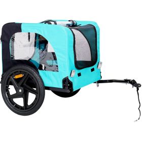 Light Green Foldable Pet Carriers/Bicycle Trailer Pet Dog Cat Safe for your pet to enjoy the ride