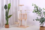 EliteCat Haven - Premium Wooden Multi-Level Cat Climber Cat Tower