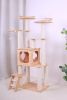 PurrScape Elegance - Deluxe Wooden Cat Tower