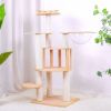 EliteCat Haven - Premium Wooden Multi-Level Cat Climber Cat Tower