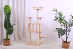EliteCat Haven - Premium Wooden Multi-Level Cat Climber Cat Tower