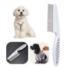 18CM Cat And Dog Supplies Flea Comb Stainless Steel Insect Removal Combs Fur Removal