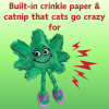 Lil' Mary Jane the Weed Leaf 420 Cat Toy