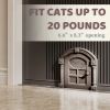 Interior Cat Door; No-Flap Cat Door for Interior Door;  Suitable for Any Door; Cat Door Indoor Door for Cats Up to 20 lbs; No Noise cat Door; Easy DIY