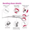 Household Pet Hair Cutter Scissors; Stainless Steel Professional Pet Grooming Tools; Pet Hair Cut