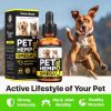 Hemp and Salmon Oil for Dogs Skin and Coat Health with 3 6 9 Omega Hemp Oil for Dogs Cats Rich in Vitamins B and E Dog Fish Oil and Hemp for Dogs