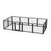 Dog Playpen Outdoor, 12 Panel Dog Fence 24" Pet Pen for Small Dogs Pet Exercise Pen for Puppy/Rabbit/Small Animals Portable Playpen for RV Camping Gar