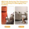 2Pcs Foldable Cat Scratcher Sofa Wall Couch Corner Vertical Double-Sided Cat Scratching Board