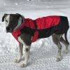 Alpine All-Weather Waterproof Jacket Coat with Plane and Plaid Accents for your Dog Coat
