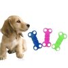 TPR Pet Interactive Four-hole Size Dog Bite-resistant Chew Toy