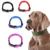 Pet Dog Solid Color Puppy Collars Tiny to Small Dogs Quick Snap Buckle Dog Collar