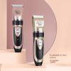 Dog Cat Grooming Kit; Low Noise; pet grooming; Rechargeable; Pet Hair Thick Coats Hair Trimmers Set