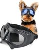Dog Glasses Small Large Dog Goggles Dog UV Sunglasses Windproof Waterproof Long Snout Dogs Mask with Soft Frame Adjustable Straps Black