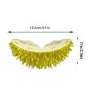Durian Cat Self Brush, Dog Cat Self Groomer, Wall Corner Scratcher Massage Combs Durian Shape Massager Tool