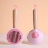One-Key Pet Hair Remover Grooming Brush Pet Hair Cleaner Shedding Brush For Long & Short Hair Cats And Dogs