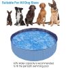 Foldable Pet Swimming Pool PVC Child Baby Puppy Dog Pool Bathing Tub  Kids Waterplay Pool
