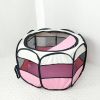 Oxford cloth folding pet playpen cat dog  small dog or cat whelping room octagonal pet containment