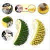 Durian Cat Self Brush, Dog Cat Self Groomer, Wall Corner Scratcher Massage Combs Durian Shape Massager Tool