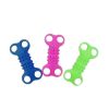 TPR Pet Interactive Four-hole Size Dog Bite-resistant Chew Toy