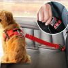 Pet Dog Cat Car Seat Belt Accessories Safety Attachment Adjustable Small Medium Travel Clip