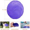 Pet UFO shape Frisbee Toy Small Medium Large Dog Frisbee Discs for Play and Training Interactive Toy Puppy Rubber Fetch Game 15CM