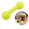 Rubber Dog Toy with Thorn Bone Rubber For Teeth Dog Toys for Small Dogs
