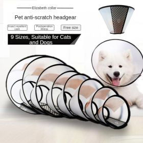 Pet Anti Licking Collar Medical Recovery Cone Pets Elizabethan Collar Healthy Pet Accessories (Color: White, size: 3)